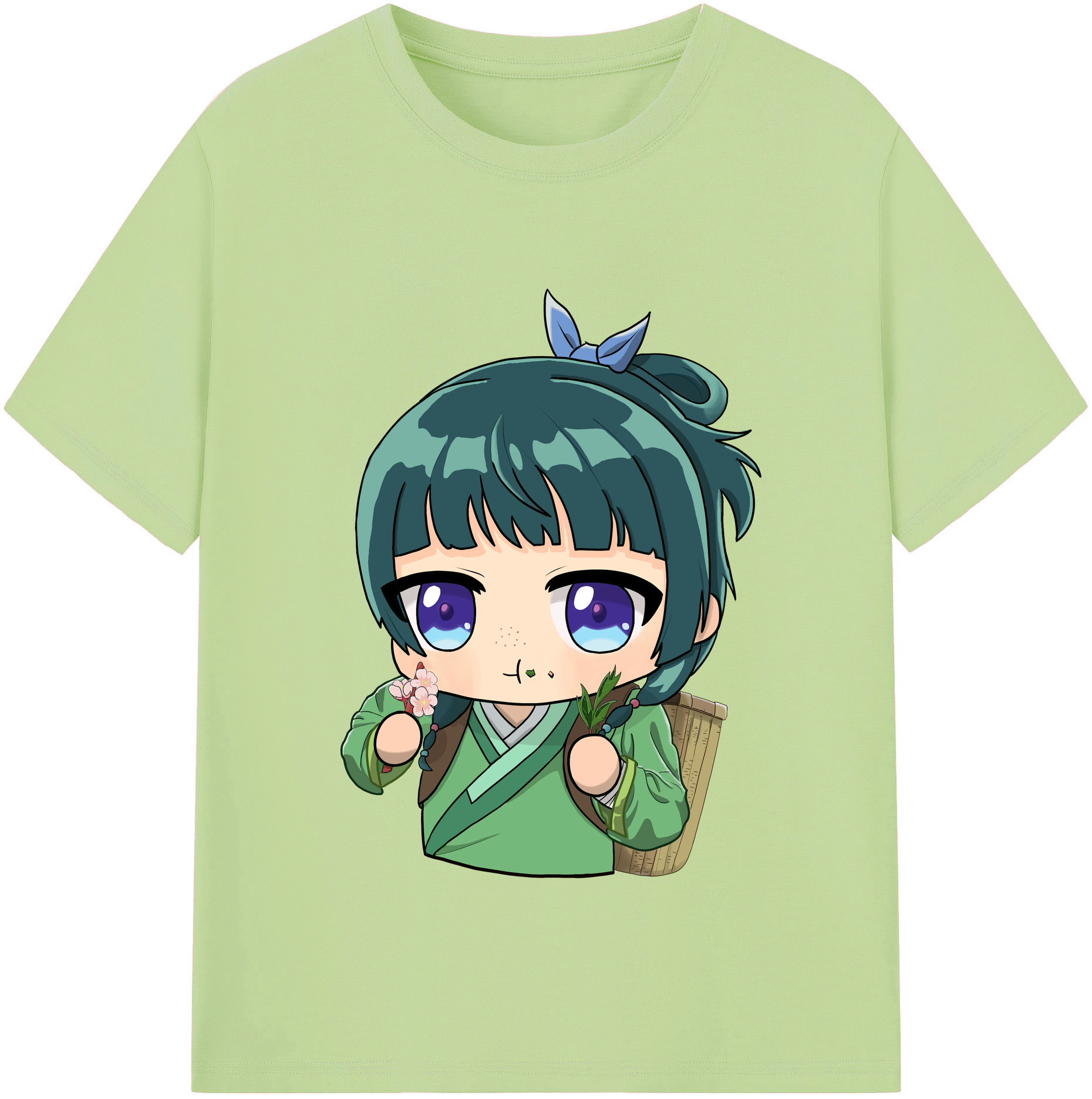 （画像用） 薬屋のひとりごと The Apothecary Diaries 綿100％半袖Tシャツ（フロントプリント）